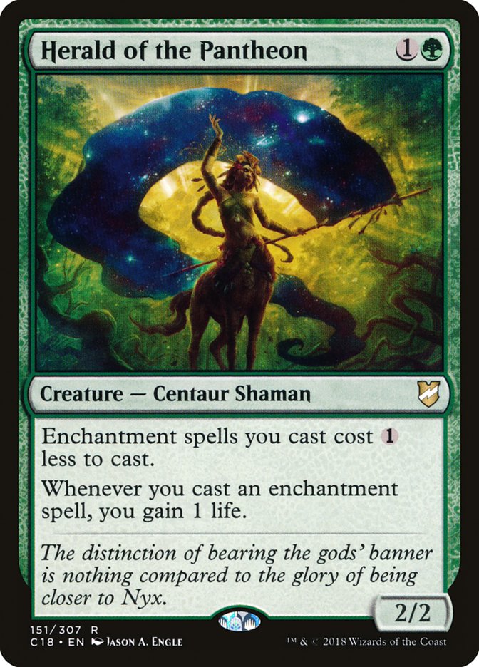 Herald of the Pantheon [Commander 2018] | Black Swamp Games