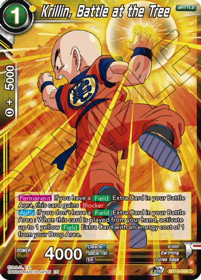 Krillin, Battle at the Tree (BT15-099) [Saiyan Showdown] | Black Swamp Games