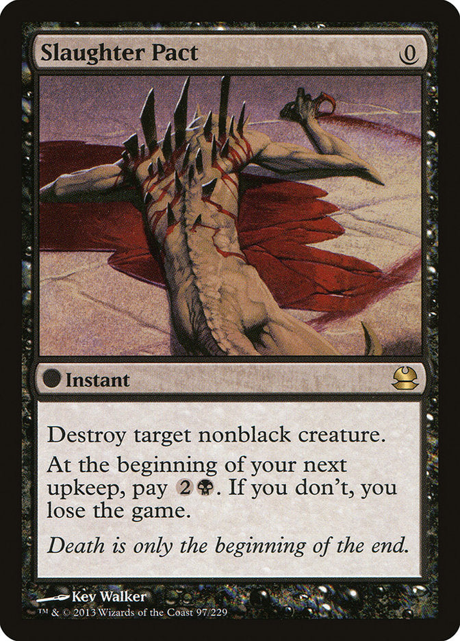 Slaughter Pact [Modern Masters] | Black Swamp Games