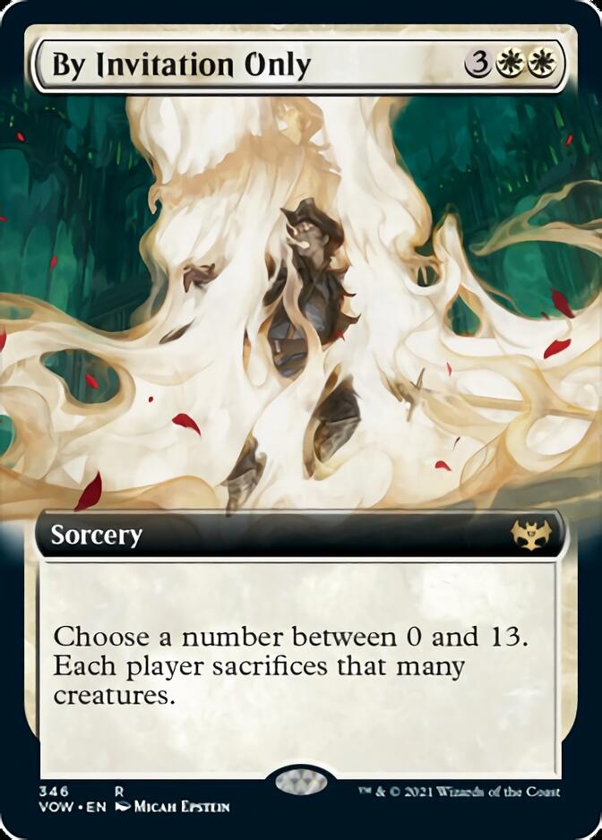 By Invitation Only (Extended Art) [Innistrad: Crimson Vow] | Black Swamp Games