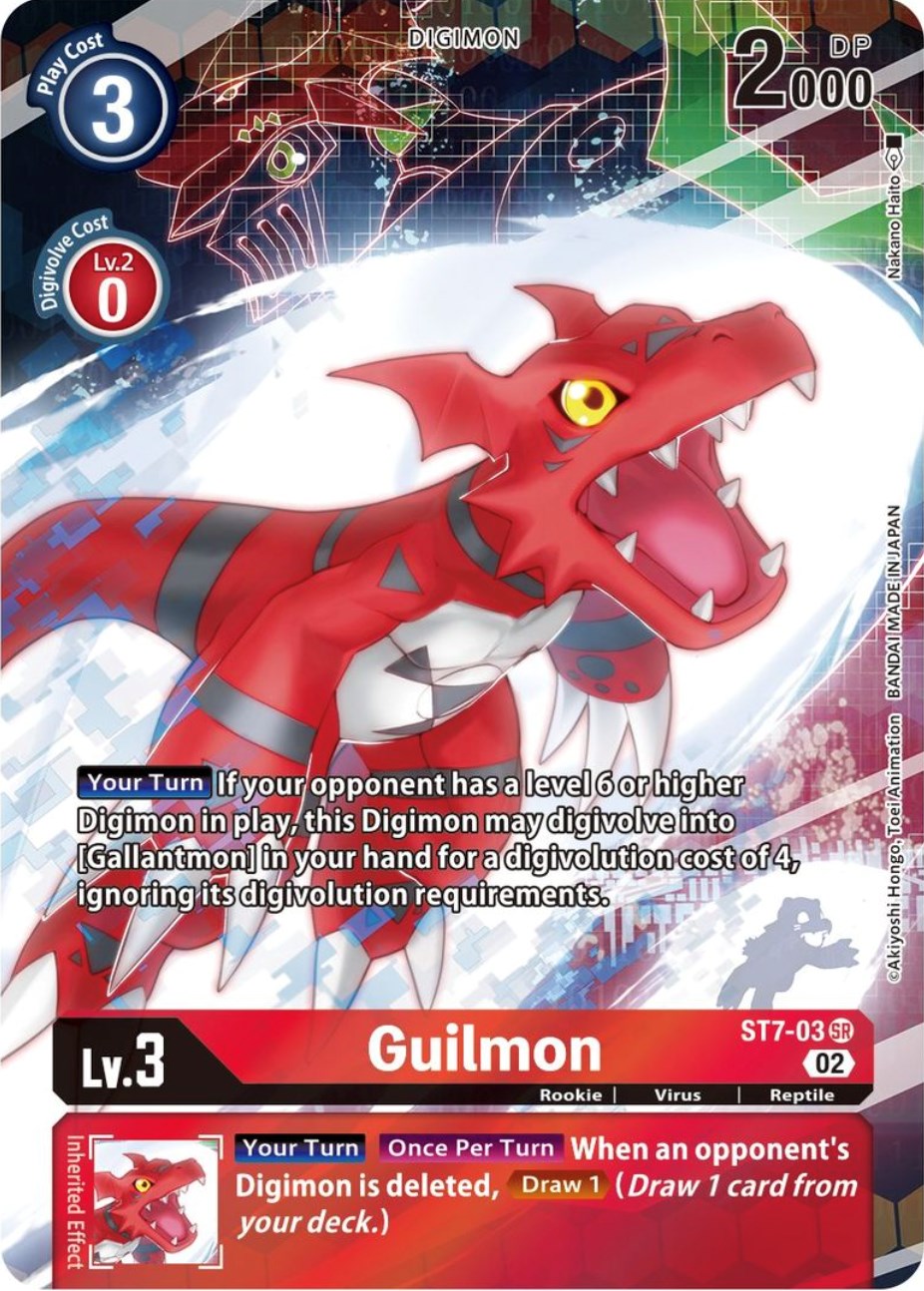 Guilmon [ST7-03] (Alternate Art) [Starter Deck: Beelzemon Advanced Deck Set] | Black Swamp Games