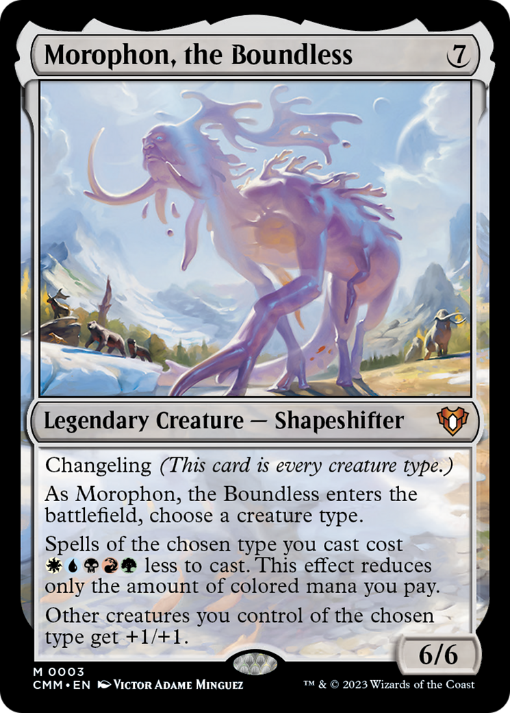 Morophon, the Boundless [Commander Masters] | Black Swamp Games