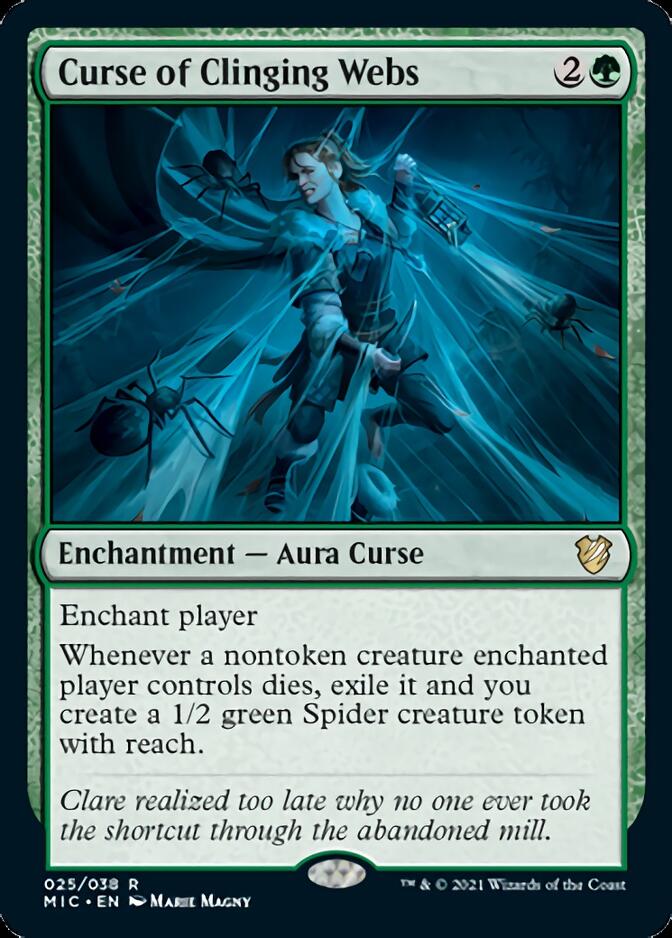 Curse of Clinging Webs [Innistrad: Midnight Hunt Commander] | Black Swamp Games