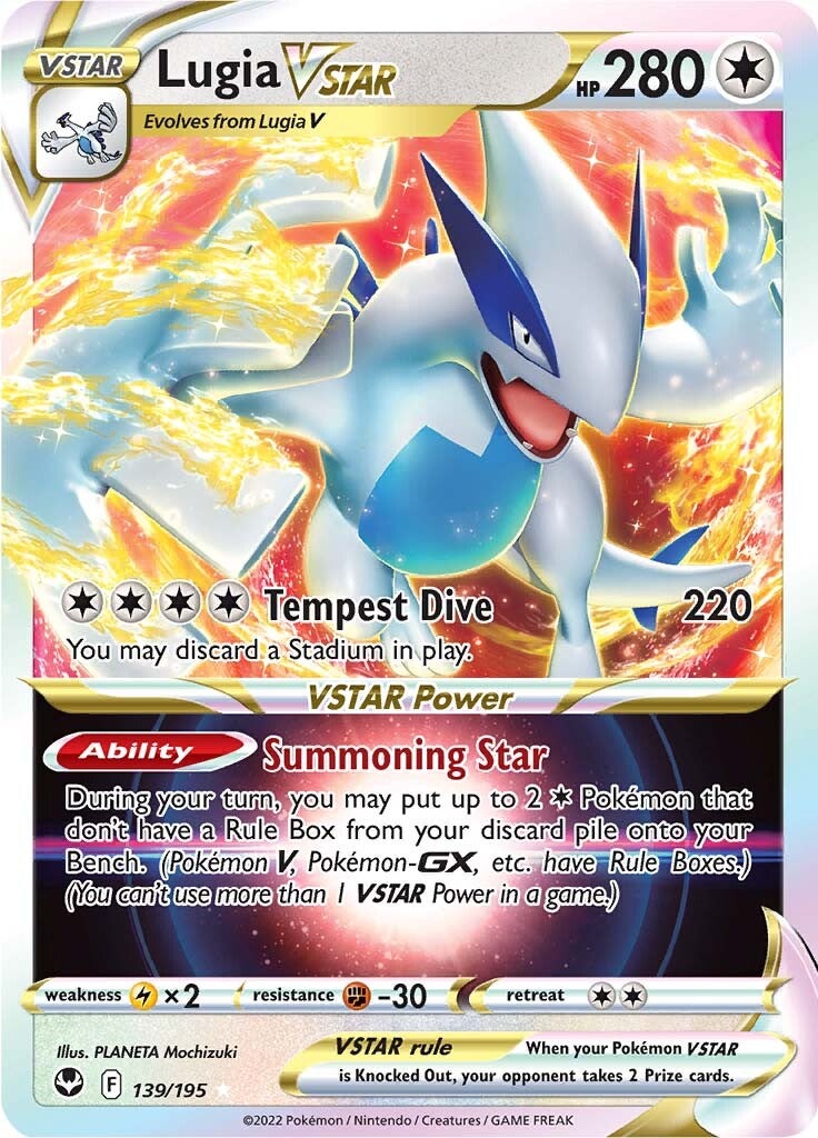 Lugia VSTAR (139/195) [Sword & Shield: Silver Tempest] | Black Swamp Games