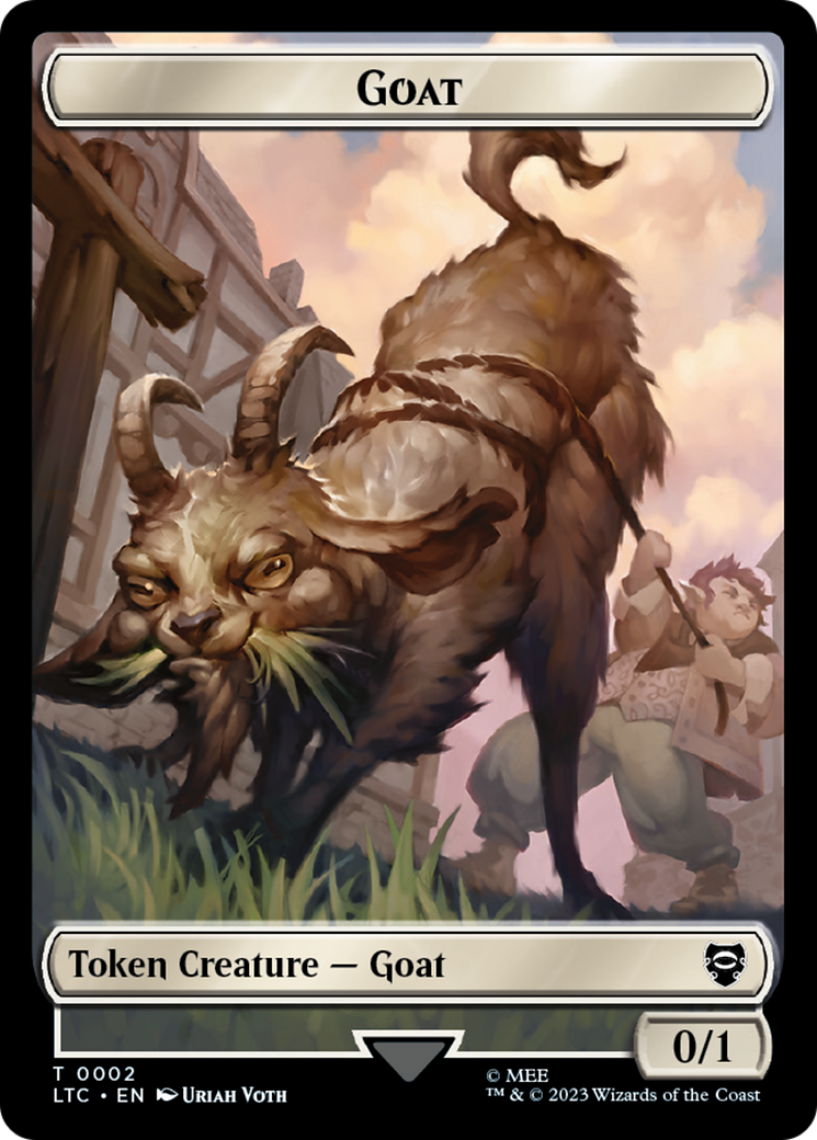 Bird // Goat Token [The Lord of the Rings: Tales of Middle-Earth Commander Tokens] | Black Swamp Games