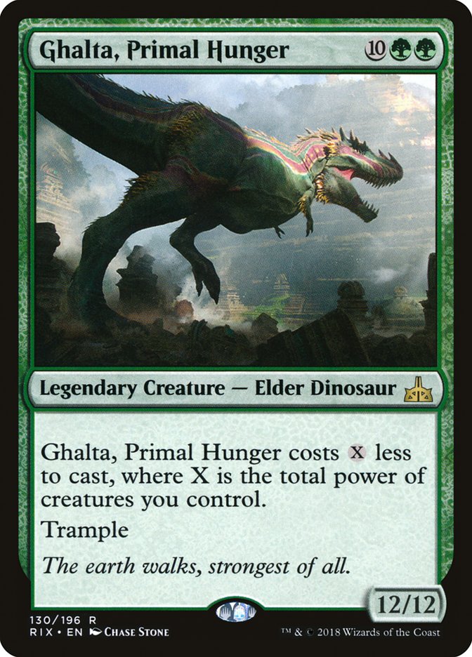 Ghalta, Primal Hunger [Rivals of Ixalan] | Black Swamp Games