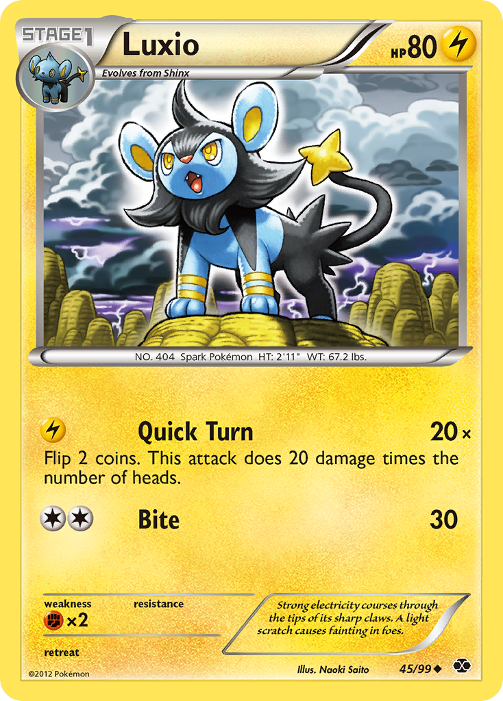 Luxio (45/99) [Black & White: Next Destinies] | Black Swamp Games