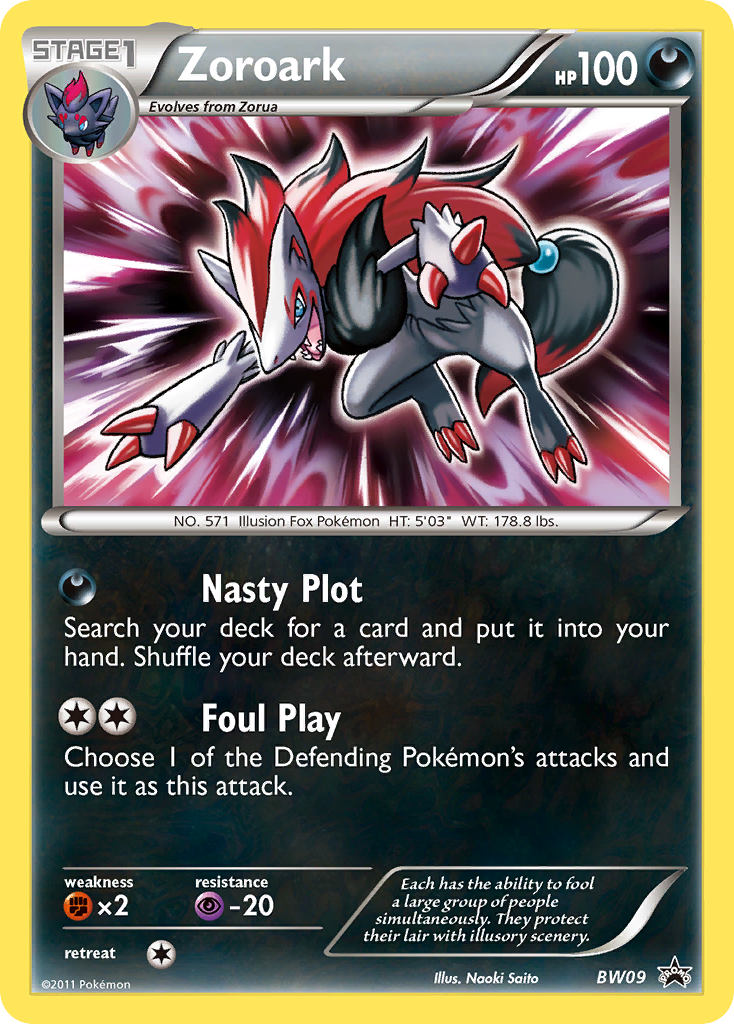 Zoroark (BW09) [Black & White: Black Star Promos] | Black Swamp Games