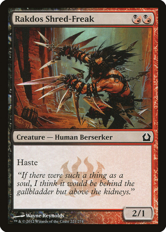 Rakdos Shred-Freak [Return to Ravnica] | Black Swamp Games