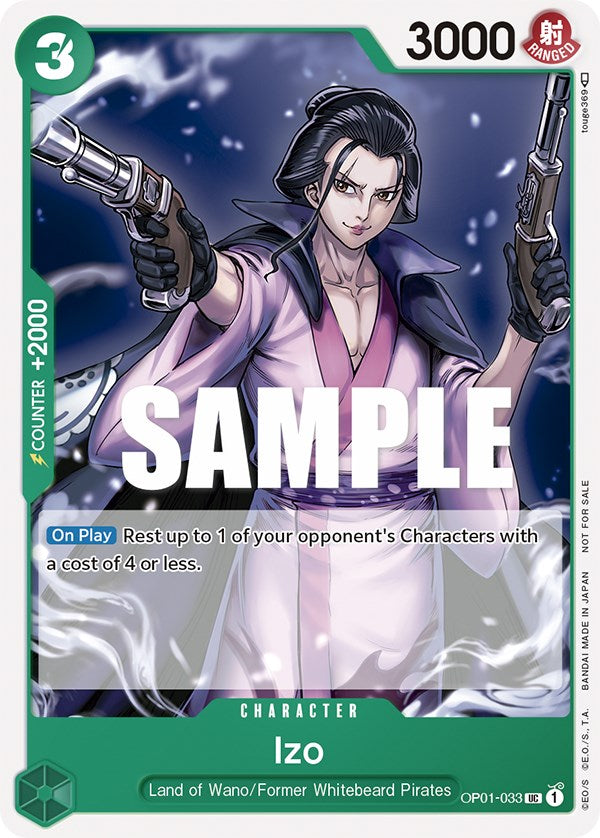 Izo (Tournament Pack Vol. 2) [One Piece Promotion Cards] | Black Swamp Games