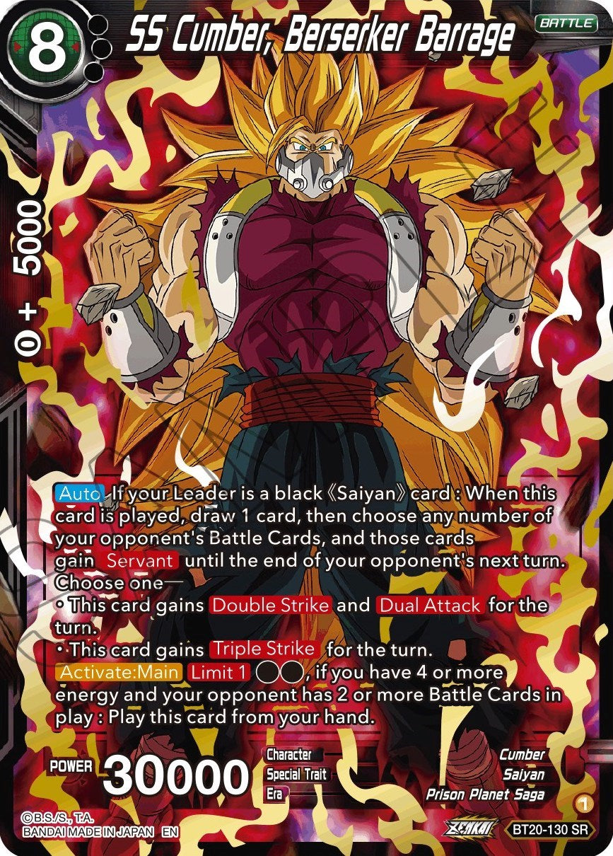 SS Cumber, Berserker Barrage (BT20-130) [Power Absorbed] | Black Swamp Games