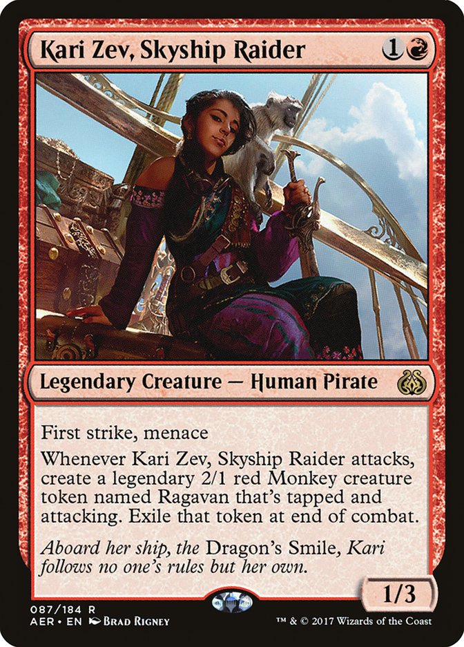 Kari Zev, Skyship Raider [Aether Revolt] | Black Swamp Games