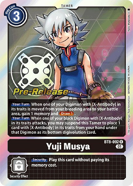 Yuji Musya [BT8-092] [New Awakening Pre-Release Cards] | Black Swamp Games