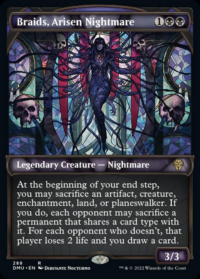 Braids, Arisen Nightmare (Showcase) [Dominaria United] | Black Swamp Games