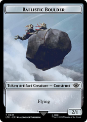 Ballistic Boulder // Food (0022) Double-Sided Token (Surge Foil) [The Lord of the Rings: Tales of Middle-Earth Tokens] | Black Swamp Games
