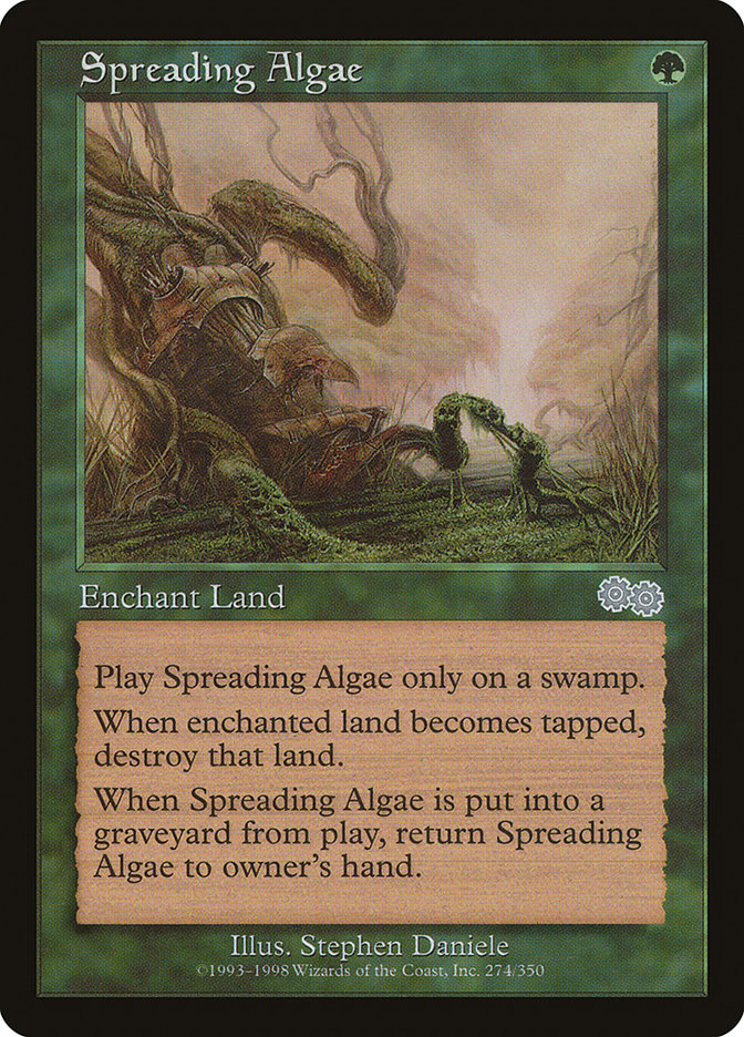 Spreading Algae [Urza's Saga] | Black Swamp Games