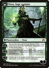 Nissa, Vastwood Seer // Nissa, Sage Animist [Magic Origins Prerelease Promos] | Black Swamp Games