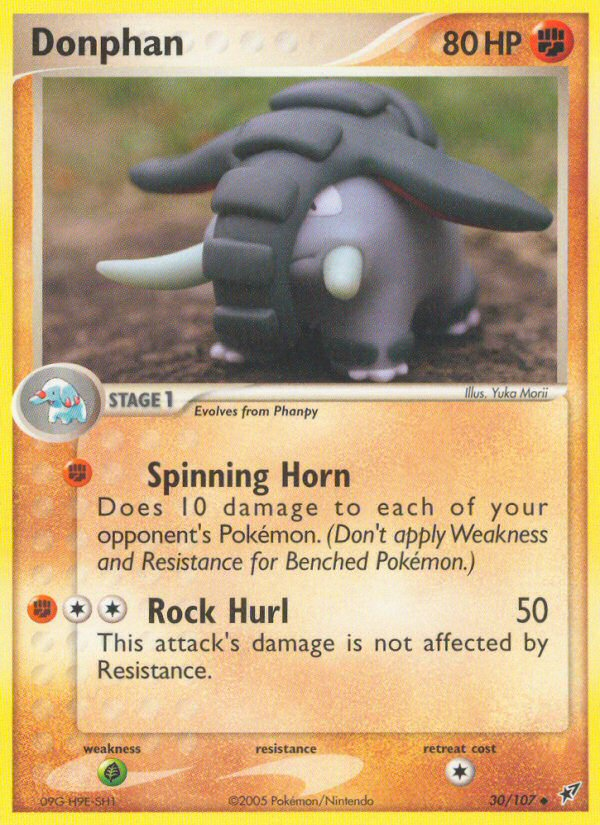 Donphan (30/107) [EX: Deoxys] | Black Swamp Games