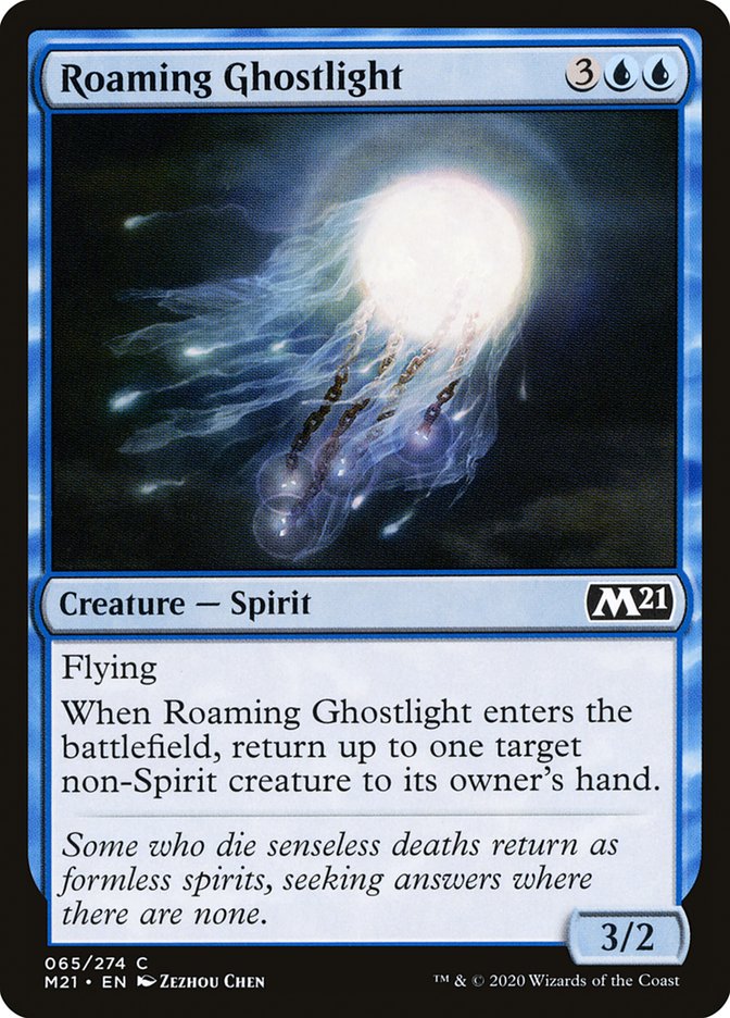 Roaming Ghostlight [Core Set 2021] | Black Swamp Games