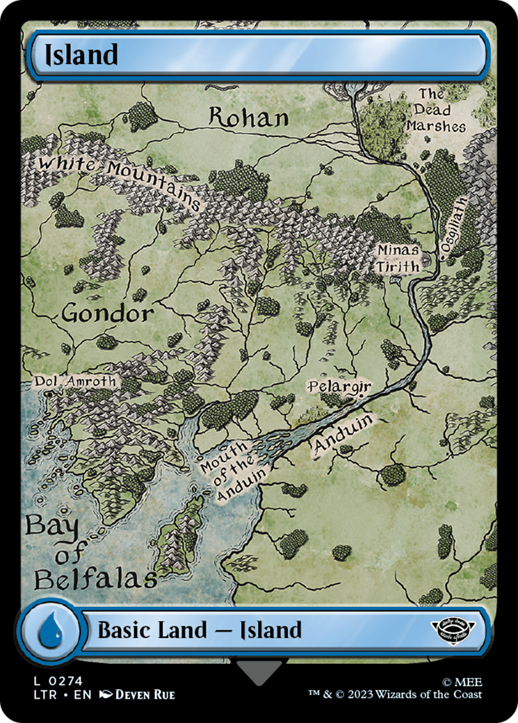 Island (274) [The Lord of the Rings: Tales of Middle-Earth] | Black Swamp Games