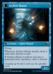 Overwhelmed Archivist // Archive Haunt [Innistrad: Midnight Hunt] | Black Swamp Games