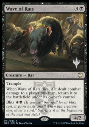 Wave of Rats (Promo Pack) [Streets of New Capenna Commander Promos] | Black Swamp Games