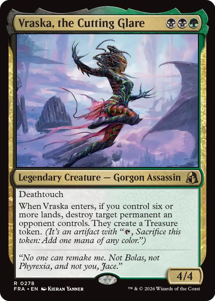 Vraska, the Cutting Glare [Reality Fracture] | Black Swamp Games