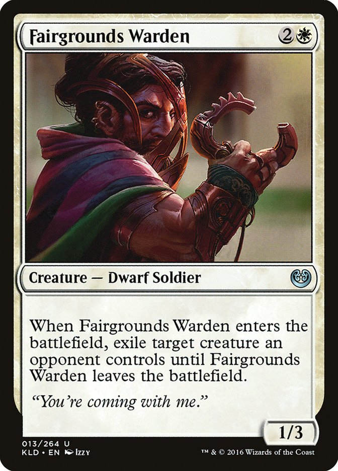 Fairgrounds Warden [Kaladesh] | Black Swamp Games