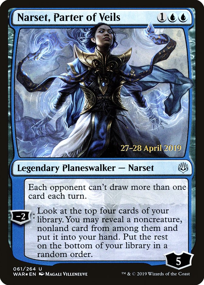 Narset, Parter of Veils [War of the Spark Prerelease Promos] | Black Swamp Games