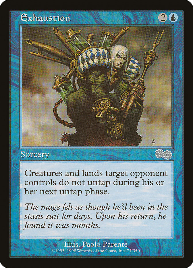 Exhaustion [Urza's Saga] | Black Swamp Games