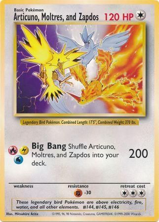 Articuno, Moltres, and Zapdos (Jumbo Card) [Miscellaneous Cards] | Black Swamp Games