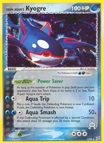 Team Aqua's Kyogre (3/95) [EX: Team Magma vs Team Aqua] | Black Swamp Games