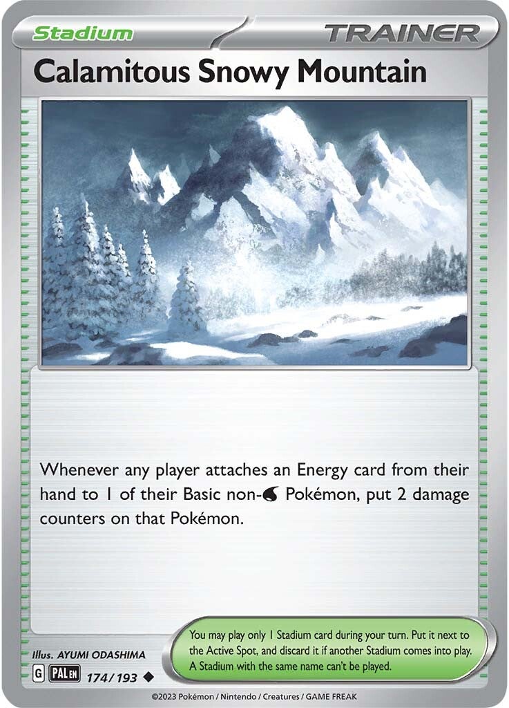 Calamitous Snowy Mountain (174/193) [Scarlet & Violet: Paldea Evolved] | Black Swamp Games