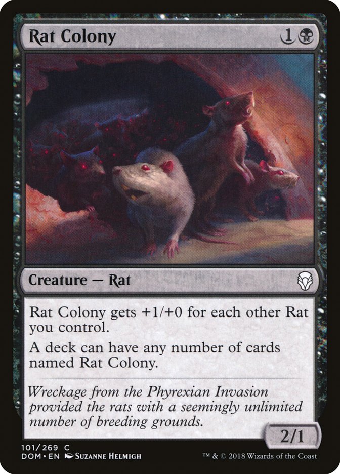 Rat Colony [Dominaria] | Black Swamp Games