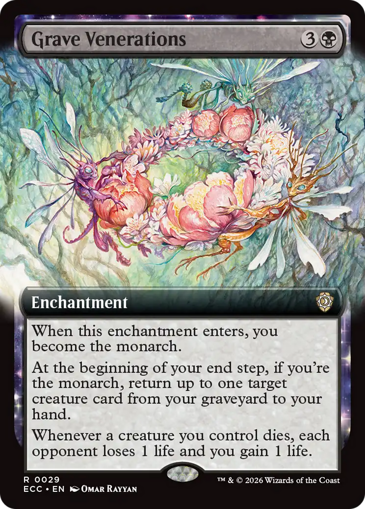 Grave Venerations (Extended Art) [Lorwyn Eclipsed Commander] | Black Swamp Games