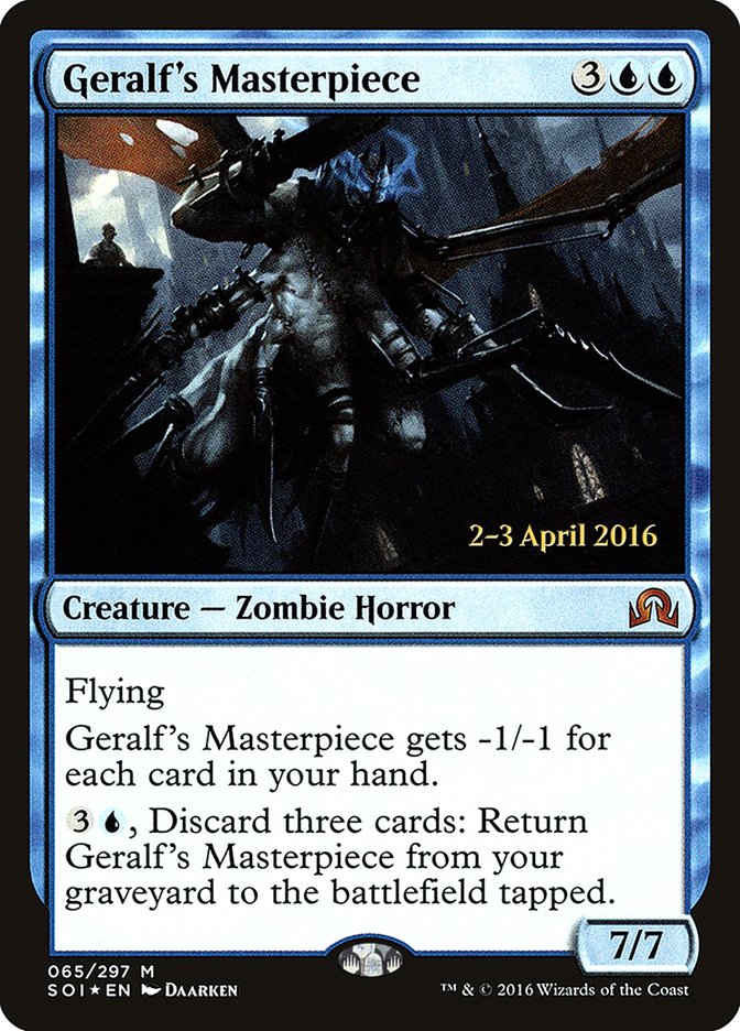 Geralf's Masterpiece [Shadows over Innistrad Prerelease Promos] | Black Swamp Games
