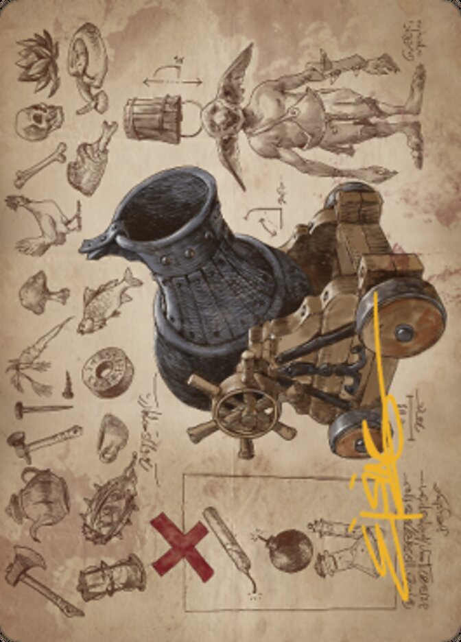 Goblin Charbelcher Art Card (Gold-Stamped Signature) [The Brothers' War Art Series] | Black Swamp Games