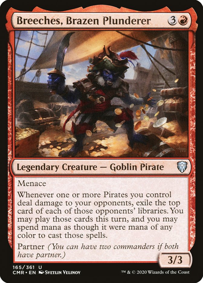 Breeches, Brazen Plunderer [Commander Legends] | Black Swamp Games