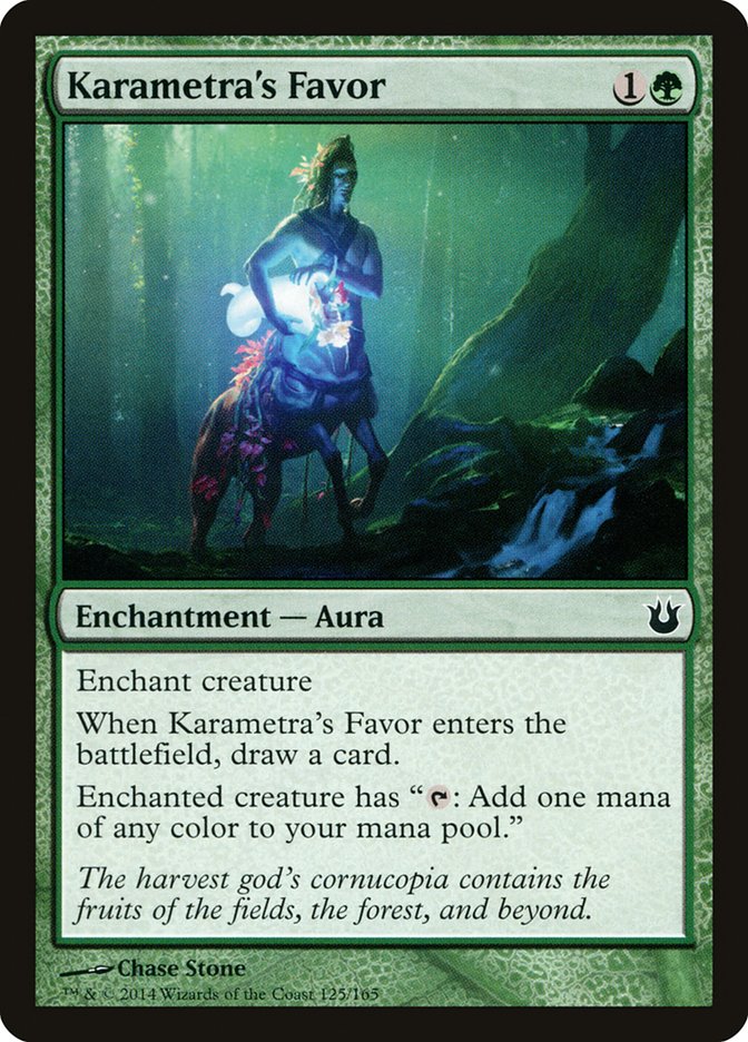 Karametra's Favor [Born of the Gods] | Black Swamp Games