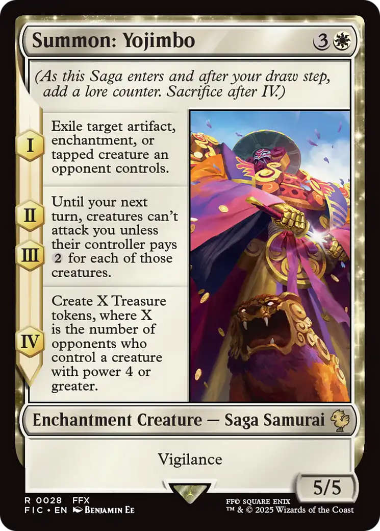 Summon: Yojimbo [FINAL FANTASY Commander] | Black Swamp Games
