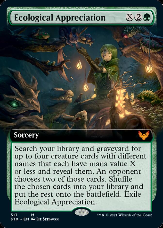 Ecological Appreciation (Extended Art) [Strixhaven: School of Mages] | Black Swamp Games