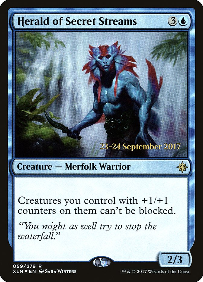 Herald of Secret Streams [Ixalan Prerelease Promos] | Black Swamp Games