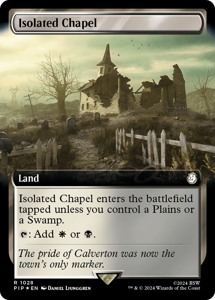 Isolated Chapel (Extended Art) (Surge Foil) [Fallout] | Black Swamp Games