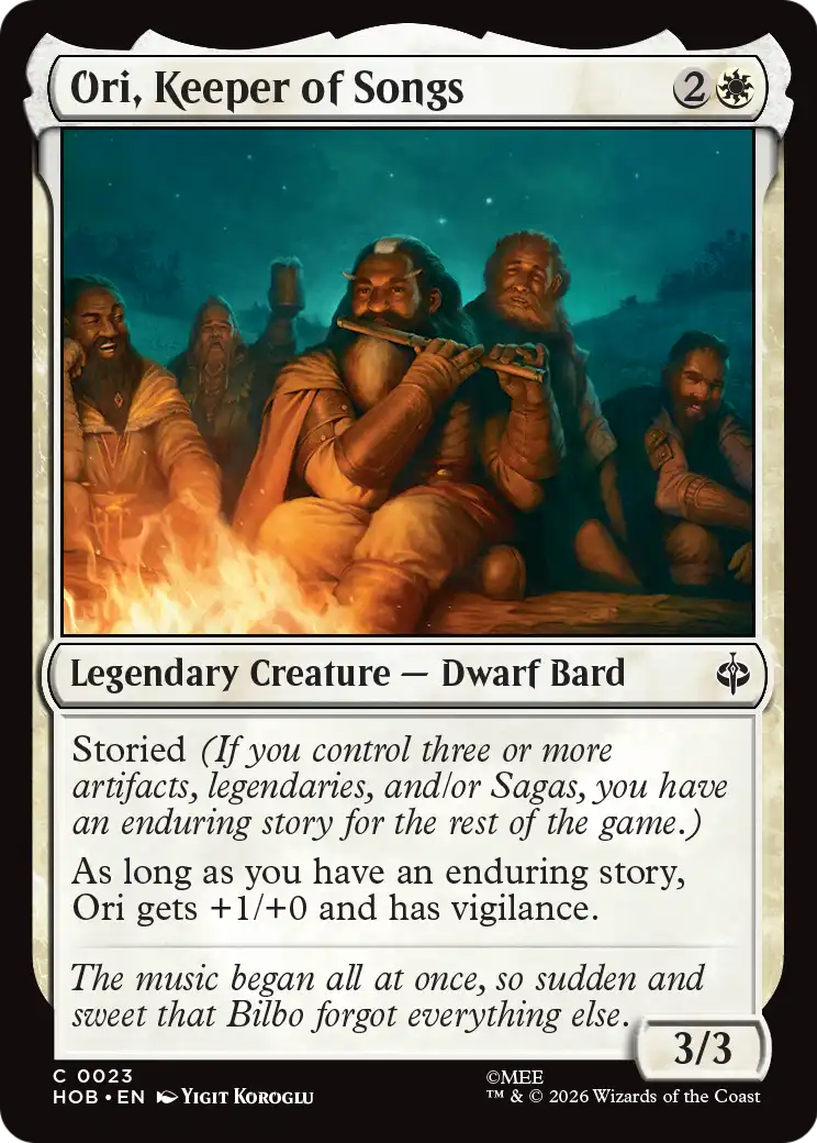 Ori, Keeper of Songs [The Hobbit] | Black Swamp Games