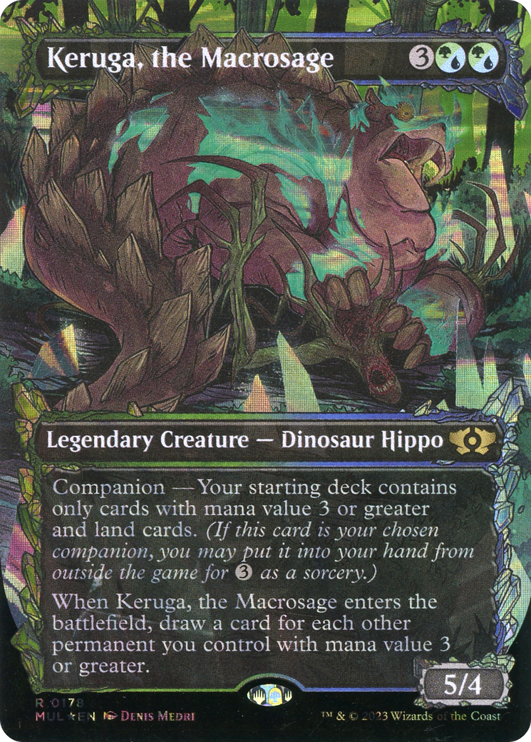 Keruga, the Macrosage (Halo Foil) [Multiverse Legends] | Black Swamp Games