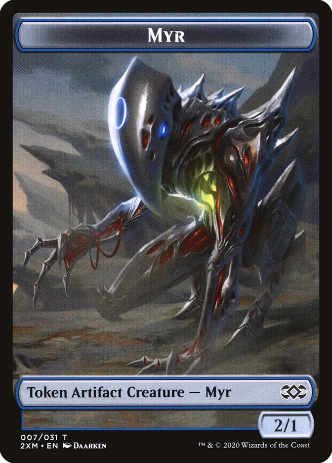 Myr Token (007/031) [Double Masters Tokens] | Black Swamp Games