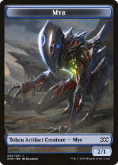 Eldrazi Spawn // Myr (007) Double-Sided Token [Double Masters Tokens] | Black Swamp Games