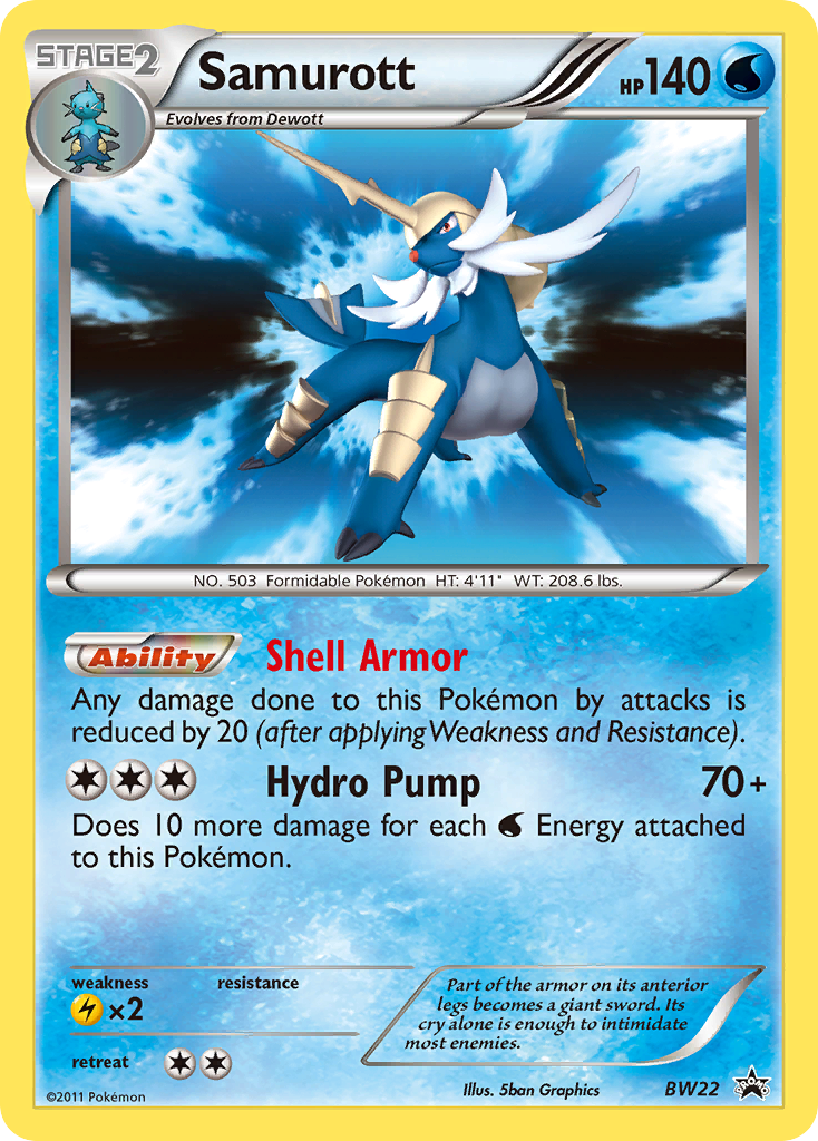 Samurott (BW22) [Black & White: Black Star Promos] | Black Swamp Games