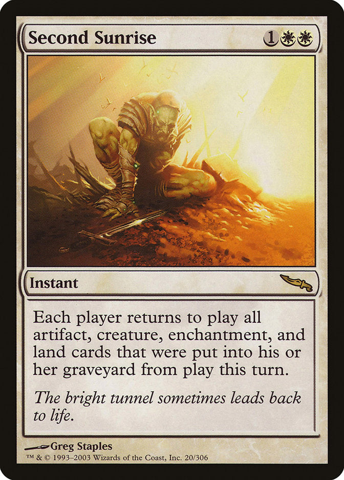 Second Sunrise [Mirrodin] | Black Swamp Games