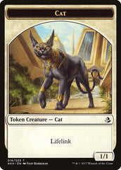 Proven Combatant // Cat Double-Sided Token [Hour of Devastation Tokens] | Black Swamp Games